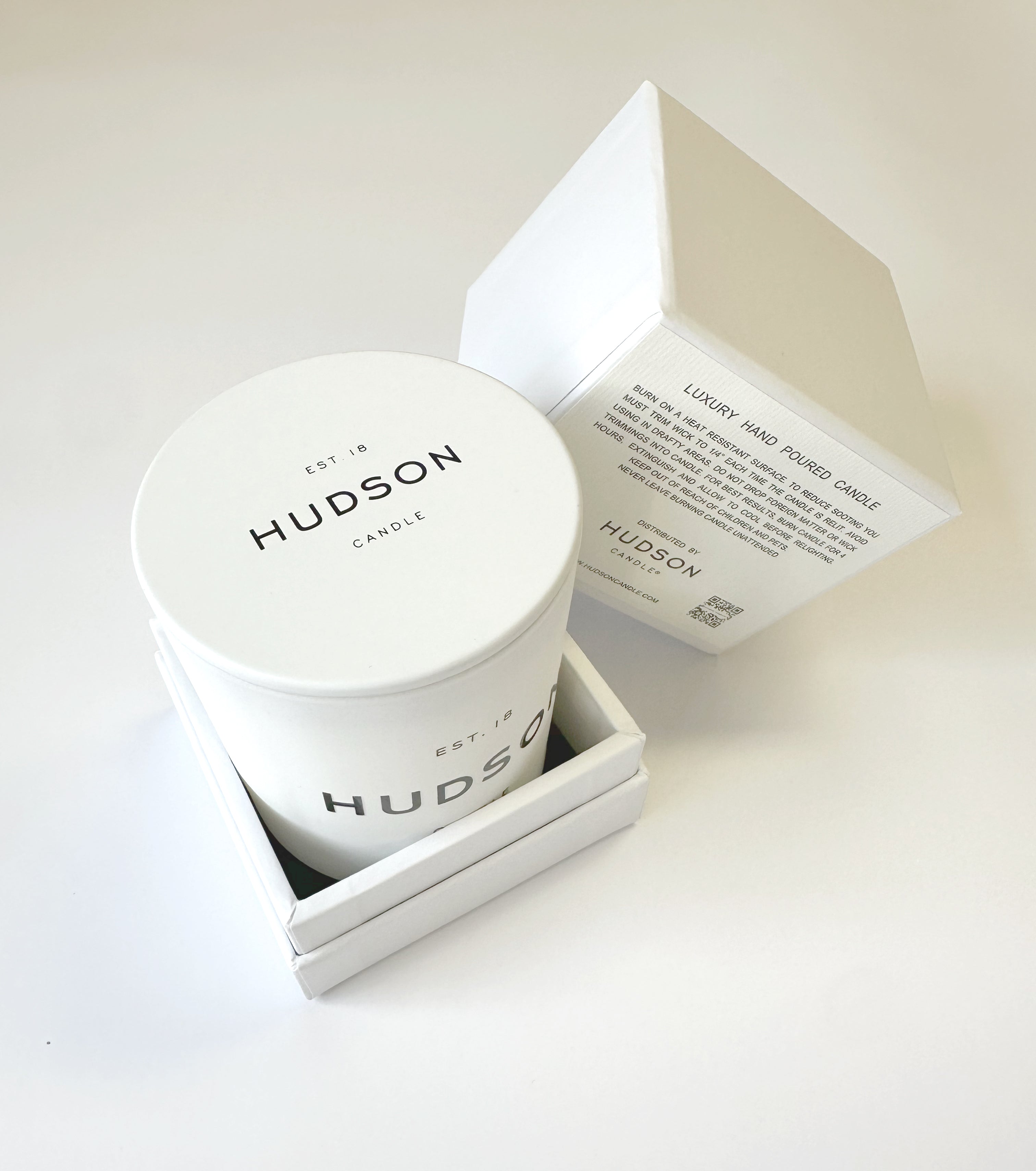 Fitted Candle Lid - White