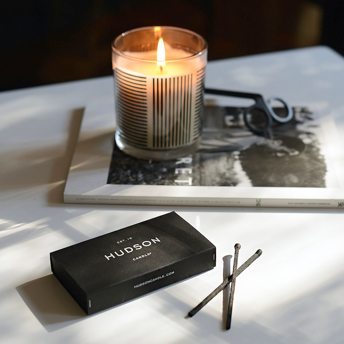 Luxury Hand Poured Candle Company in the USA Hudson HUDSON CANDLE®